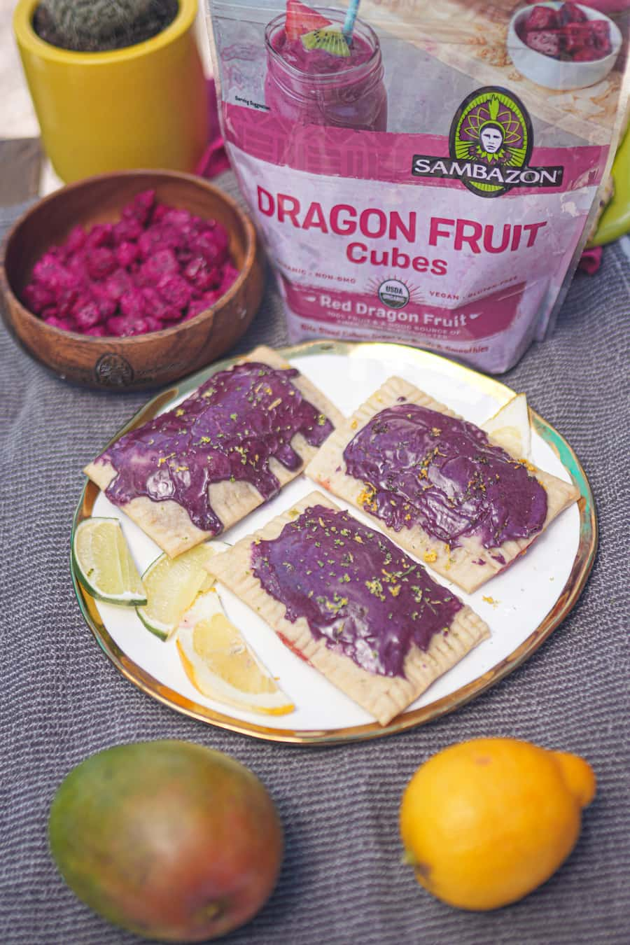 Red Dragon Fruit Toaster Pastry Recipe