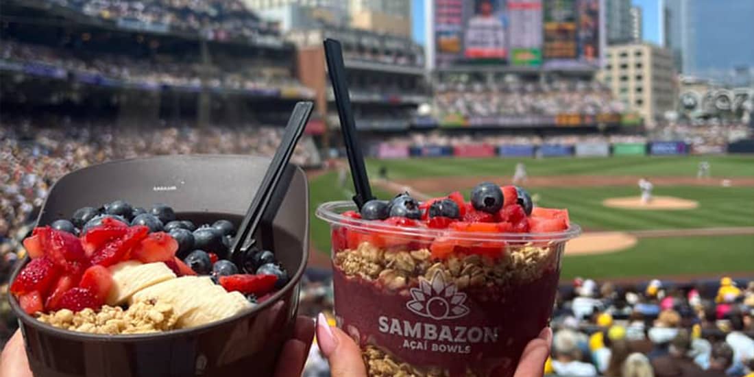 SAMBAZON Açaí Bowls at Petco Park