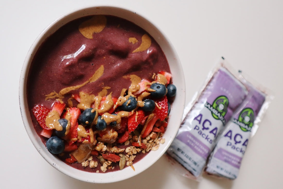 Almond Butter & Jelly Açaí Bowl Recipe