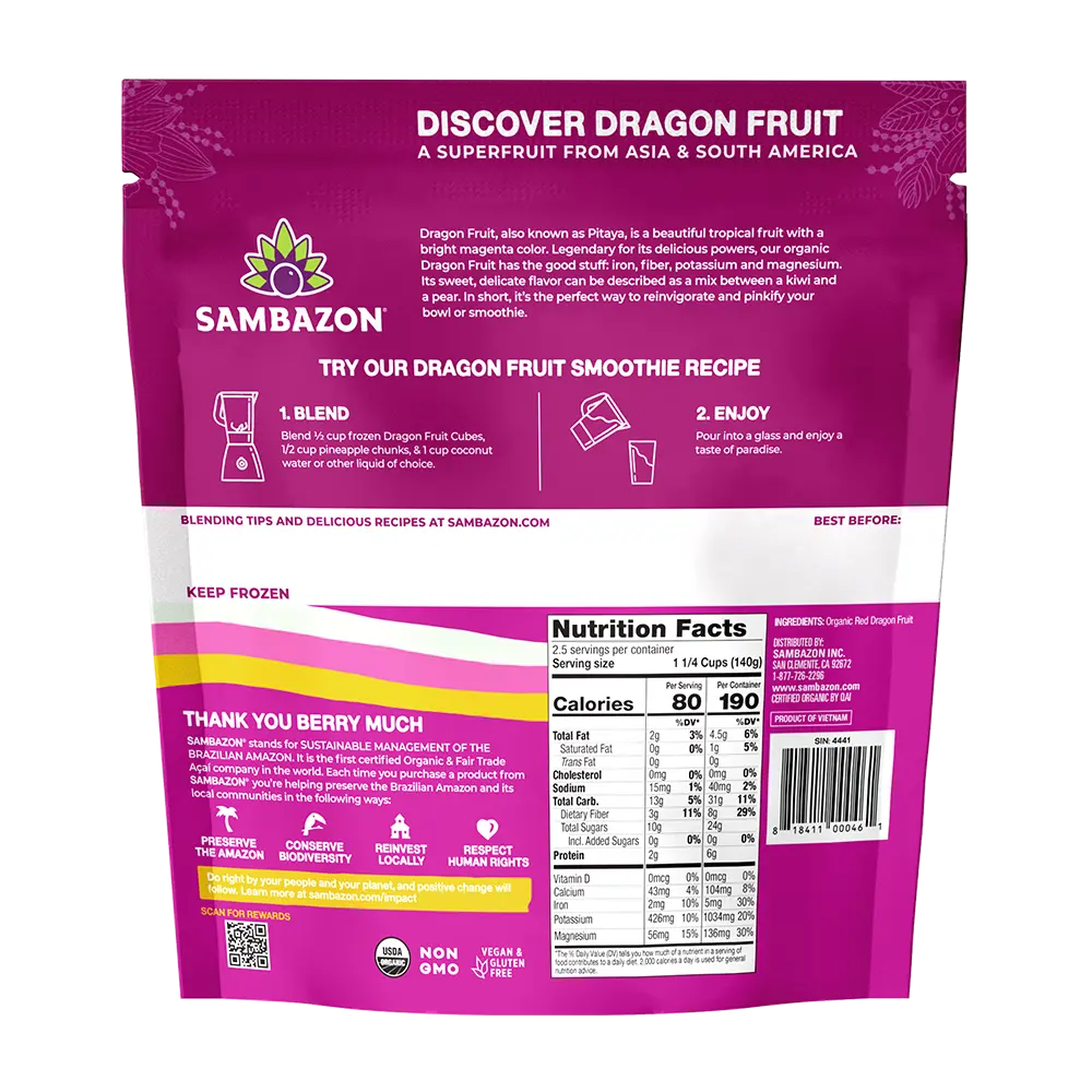 Red Dragon Frozen Fruit Cubes