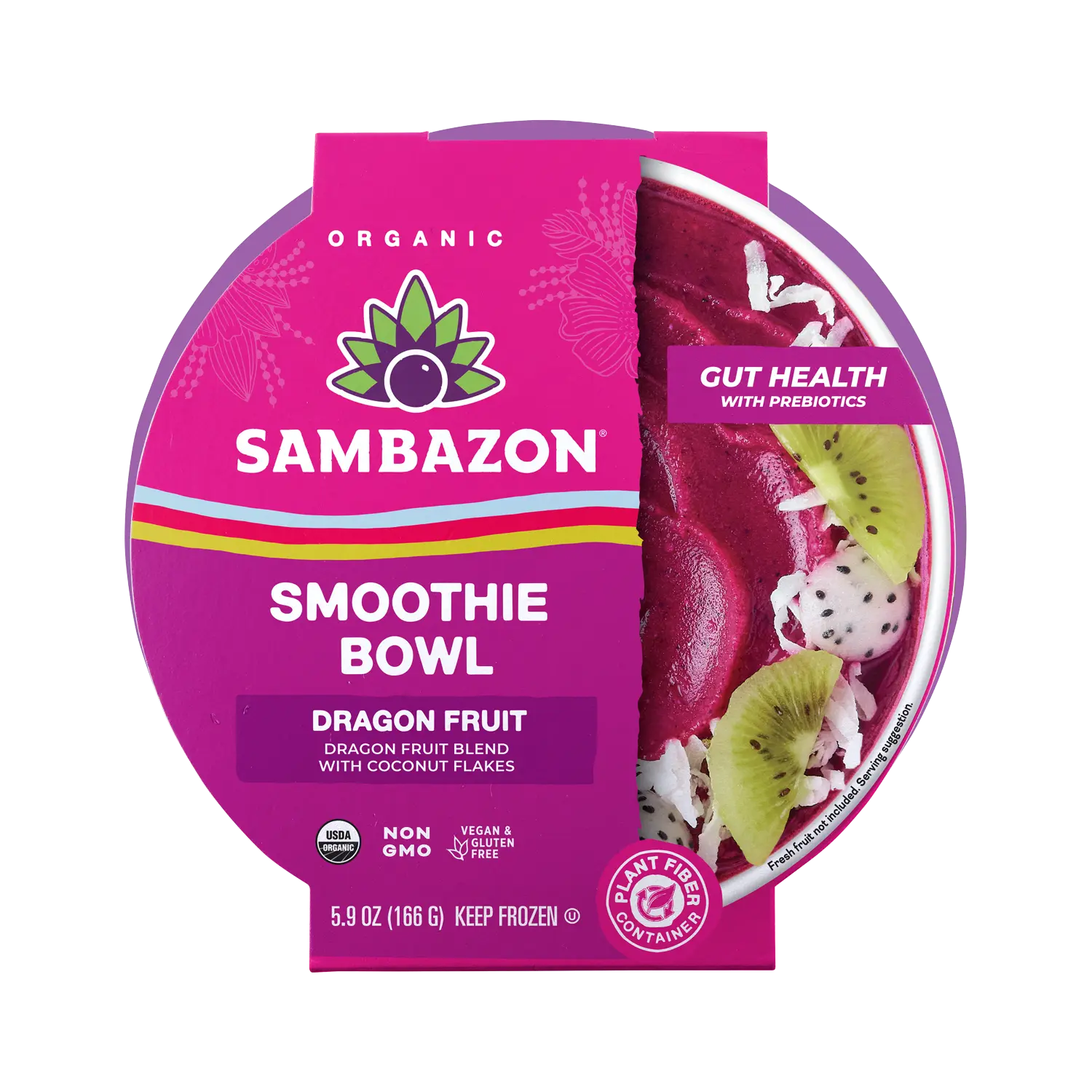 Dragon Fruit Frozen Smoothie Bowl