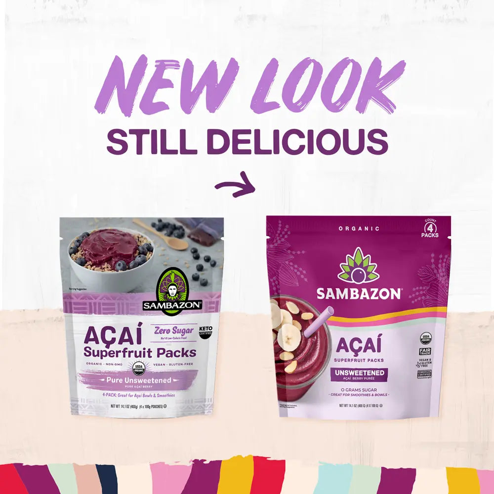 Unsweetened Frozen Açaí Superfruit Packs