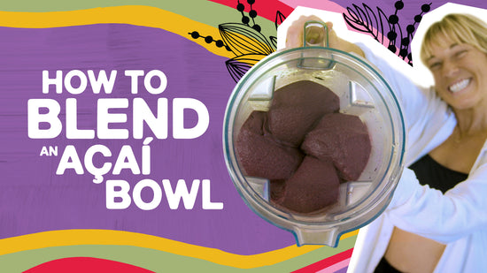 how to make an acai bowl tutorial video