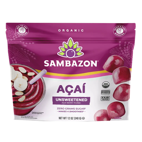 Unsweetened Frozen Açaí